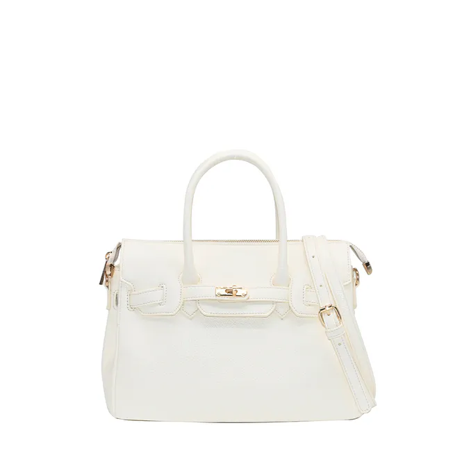 Hovedbilde Havanna liten shopper - hvit veske i imitert ...