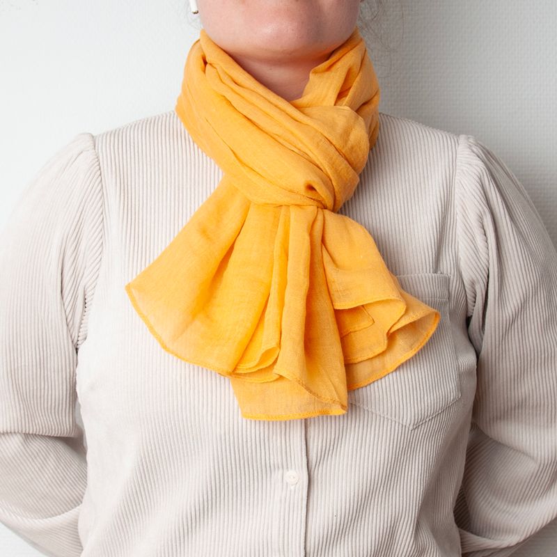Scarf i modal - gul