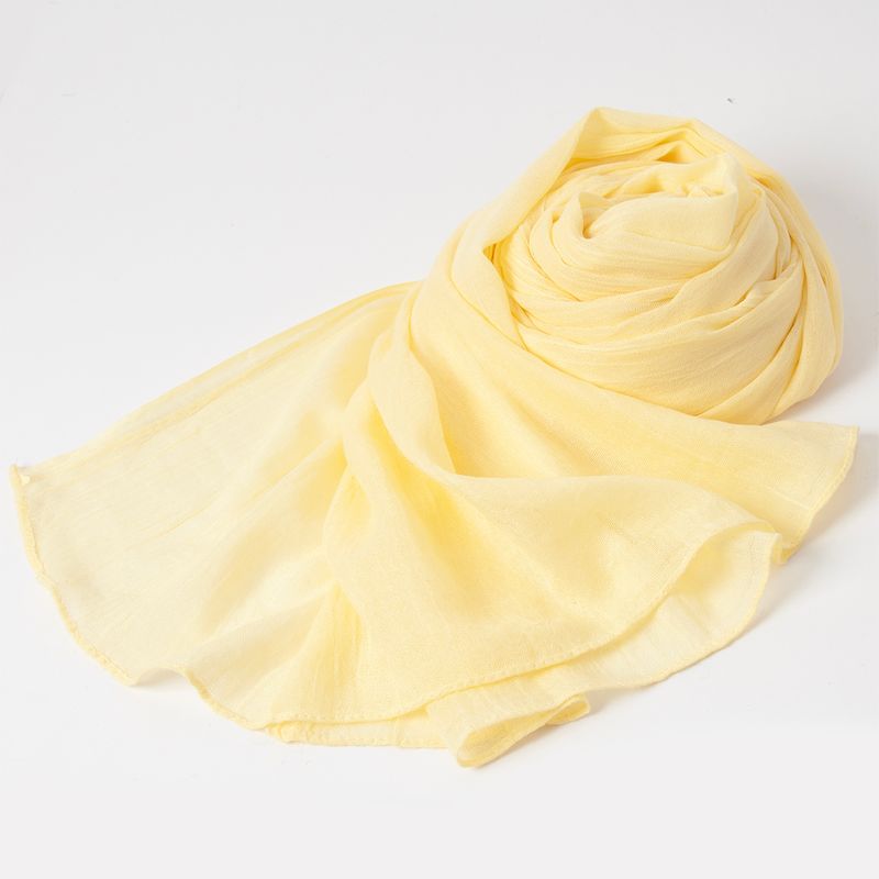 Scarf i modal - ljus gul