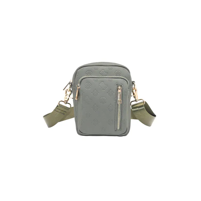 Hovedbilde Citybag i imitert skinn med preget mønster og ...