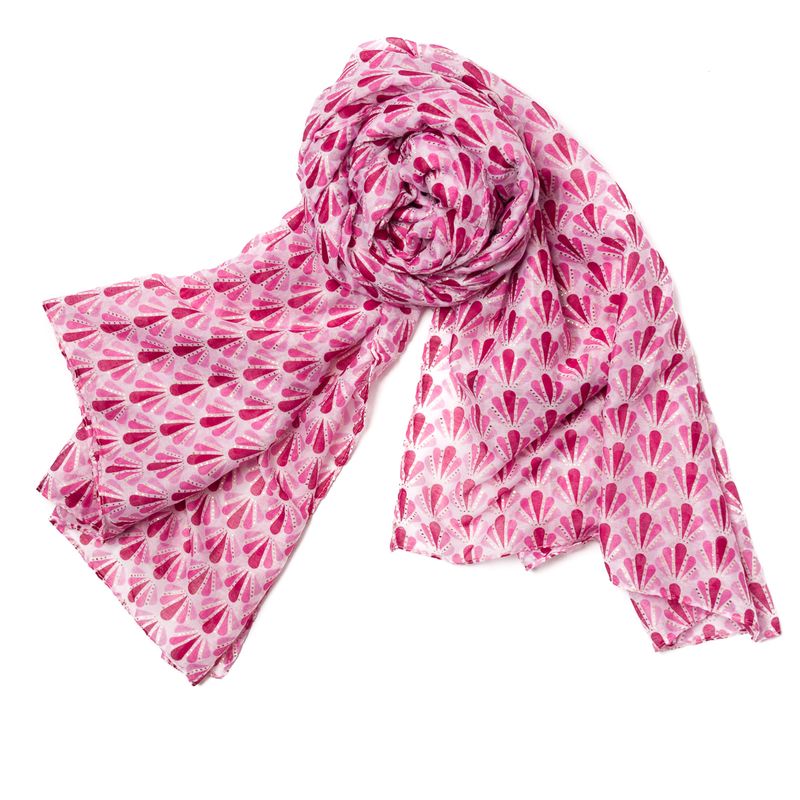 Småmønstret sommerskjerf - rosa