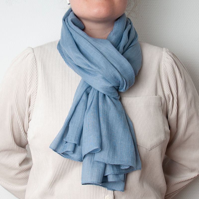Scarf i modal - duva blå