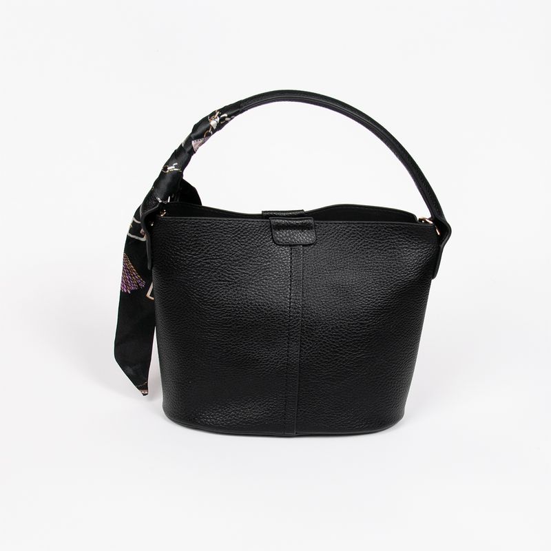 Ibelin liten bucketbag - svart - feminin veske med tidløs form
