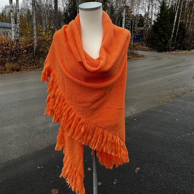 Hovedbilde Sjal i mohairmix - peach