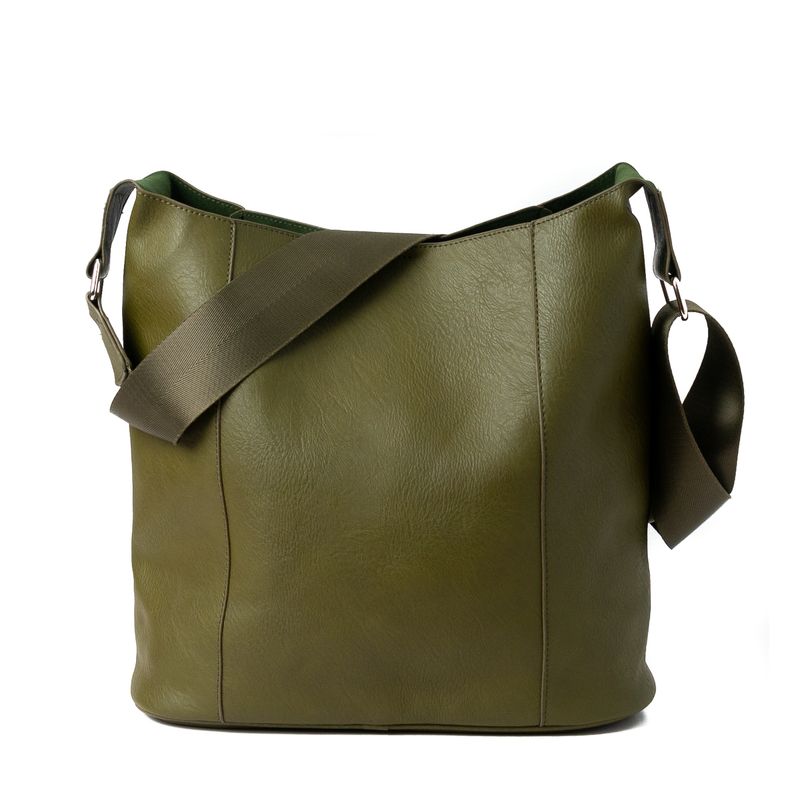 Anna stor crossbag - mørk grønn