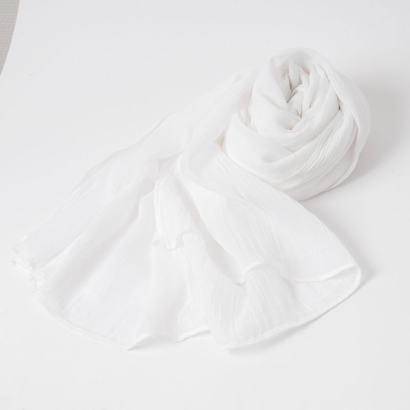 Scarf i modal - vit
