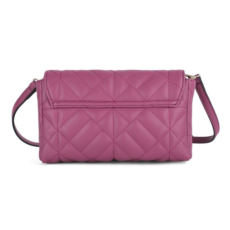 NANNA waffel clutch - mørk rosa