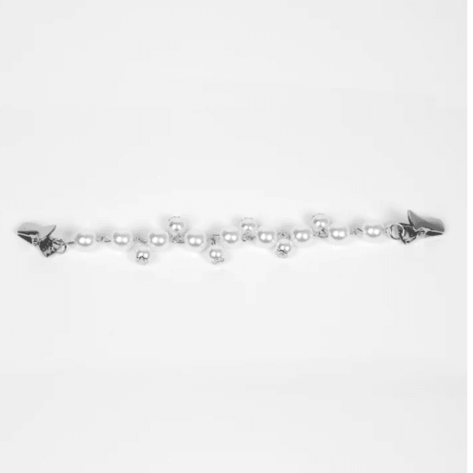 Hovedbilde Skjerf-lenke med perledetaljer - elegant tilbehør ...