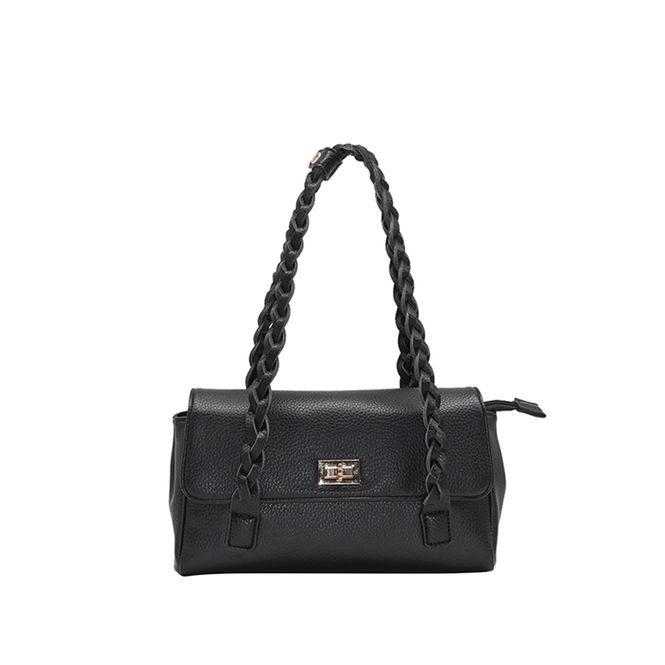 Hovedbilde Holly lav shopper - svart veske i imitert skinn ...