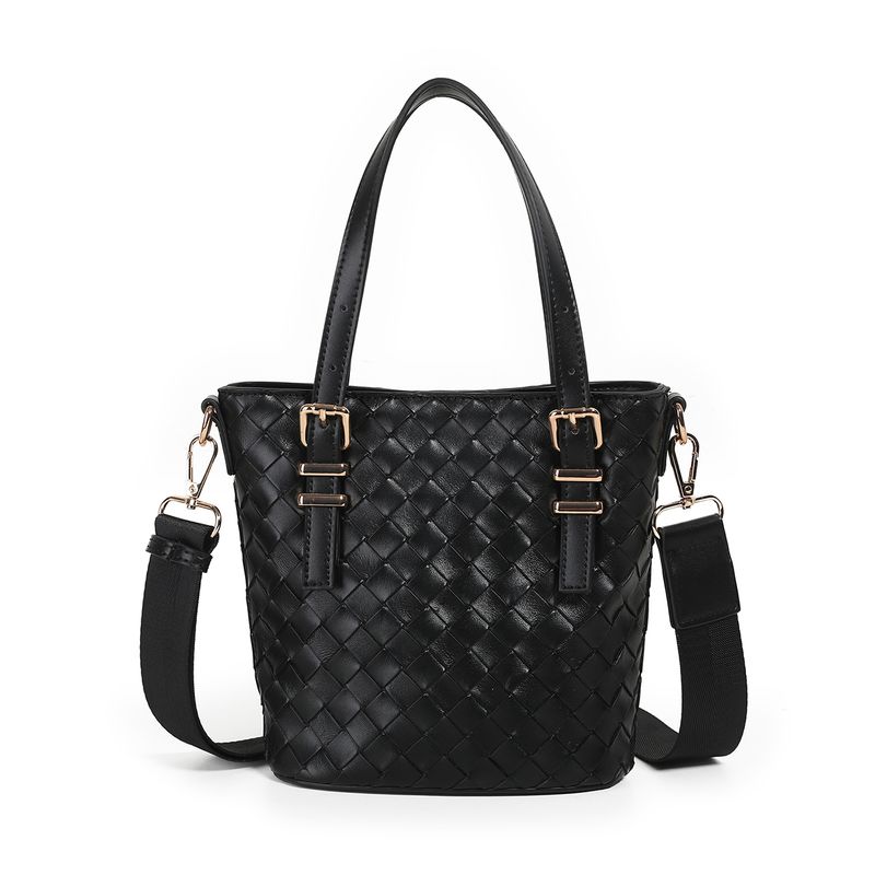 Ivy mini shopper - svart - kompakt og stilren veske