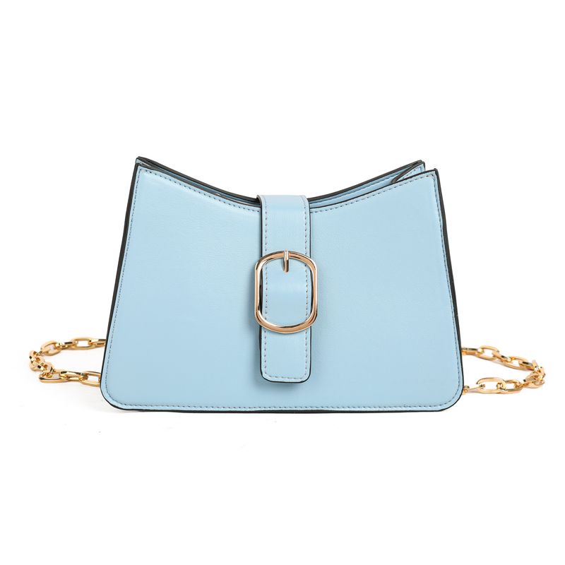 BOSTON clutch med spenne - lys blå