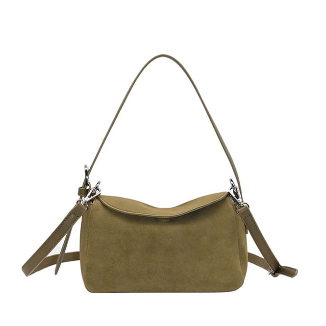 Hovedbilde Henny liten bag olivengrønn - trendy skulderveske ...
