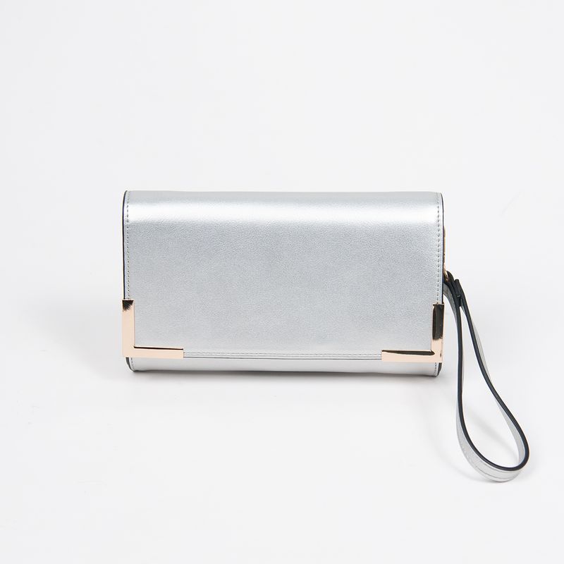 Happy party clutch - silver