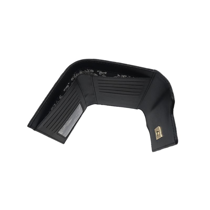 DIANA lommebok med clipslås - svart