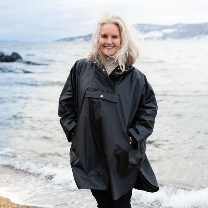 Hovedbilde Regnponcho - svart