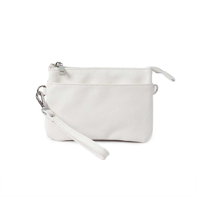 Anna clutch - hvit