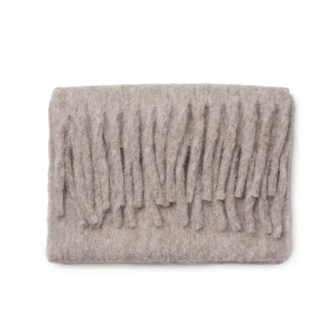 Hovedbilde Fluffy skjerf ensfarget - beige