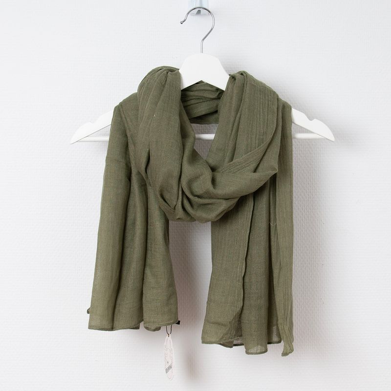 Scarf i modal - olivgrönt
