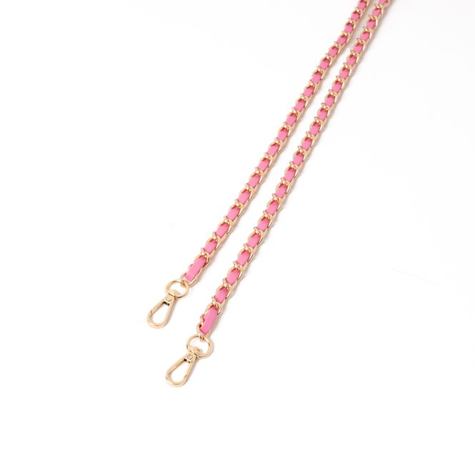 Hovedbilde Lang lenke med bånd - rosa