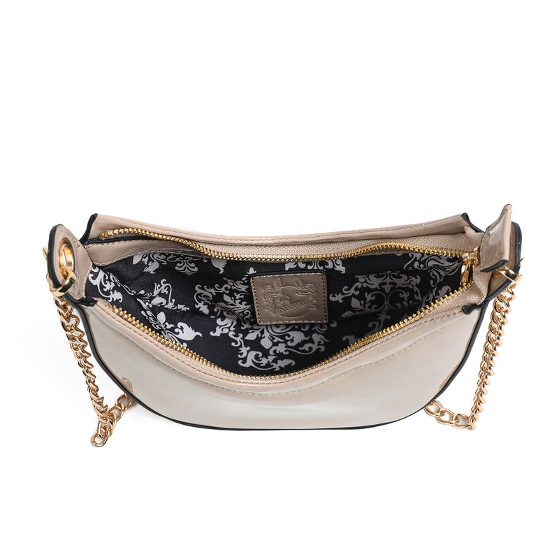 DELRAY partybag med håndlenke - beige