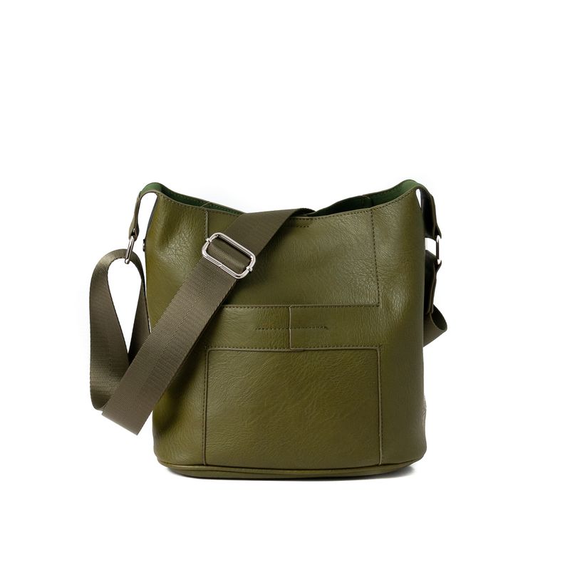 Anna liten crossbag - mørk grønn